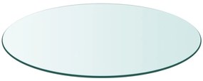 243624 vidaXL Темпериран стъклен плот за кръгла маса, 300 мм