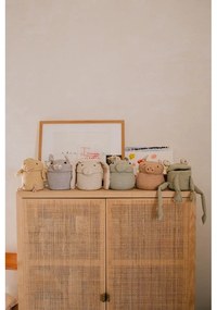 Жълта текстилна детска кошница за играчки ø 13x15 cm Mini Charlie the Chicken – Lorena Canals