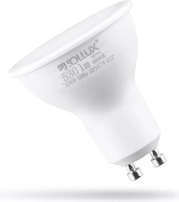 Неутрална бяла LED крушка GU10, 7 W – Sollux