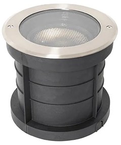 Комплект от 6 броя наземни прожектора стомана AR111 регулируеми IP65 - Delux Honey