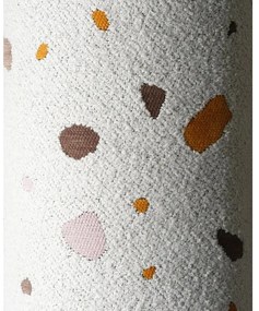 Бял детски пуф от букле и шенил Terrazzo Chair – Wigiwama