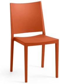 Оранжев пластмасов градински стол Mosk – Rojaplast