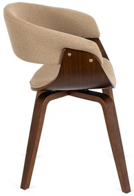 Тапициран фотьойл GARY2 - различни цветови решения орех - бежов