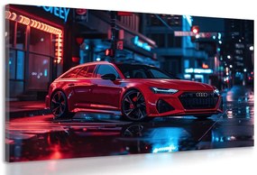 Картина на платно – Червено Ауди - RS6 Legacy Edition