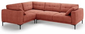 Ъглов диван в тухлен цвят (ляв ъгъл/L форма) Bemy – Micadoni