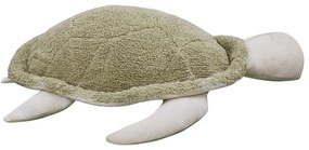 Зелен/кремав детски пуф Mrs. Turtle – Lorena Canals