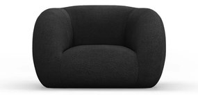 Тъмносив фотьойл от плат букле Essen - Cosmopolitan Design