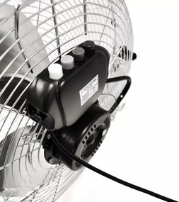 Вентилатор за под Esperanza EHF006 Cyclone, 110W, 45 см, 3 скорости, 116м3/мин, Алуминиеви перки, Сребрист/хром
