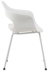 Бели пластмасови столове за хранене в комплект от 4 броя Theo - Geese