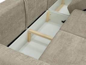 Ъглов диван Mormi-Бежов