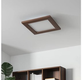 Brilagi - LED Димируема лампа SLIMFRAME WOOD LED/25W/230V 34x34 см + д.у.