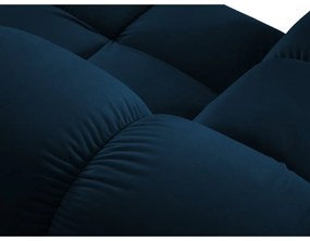 Син кадифен диван 285 cm Bellis - Micadoni Home