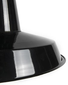 Комплект от 2 индустриални висящи лампи черни - Warrior