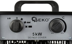 Електрически нагревател 5kW с вграден термостат + вентилатор G80402