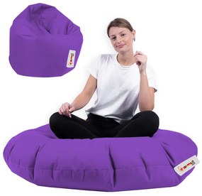 Градински пуф Iyzi 100 Cushion Pouf, цвят Лилав