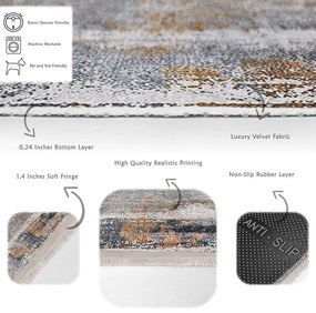 Сив килим 160x230 cm - Mila Home