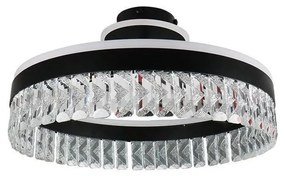 LED Димируем полилей за повърхностен монтаж LED/75W/230V 3000-6500K черен + дистанционно управление