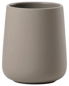 Кафява керамична чаша за четки за зъби Nova One - Zone