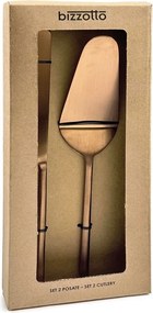 Комплект за сервиране на торта 2 бр. от неръждаема стомана Hestia – Bizzotto