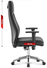 Въртящ се офис стол HC-1026 BLACK