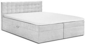 Светлосиво двойно легло , 200 x 200 cm Jade - Mazzini Beds