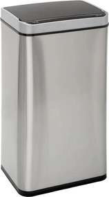 Автоматичен кош 5five Sensor, Правоъгълен, Инокс, 40 l