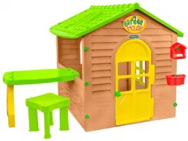 Mochtoys - Детска къща с маса и стол