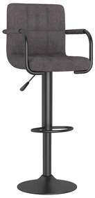 334634 vidaXL Бар табуретка, таупе, текстил