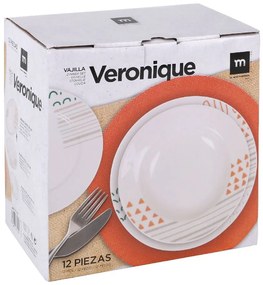 Сервиз за хранене LA MEDITERRANEA Veronique ,12 части, порцелан