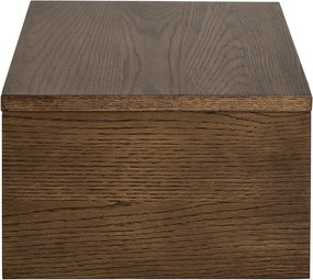 Нощно шкафче от декор от дъб в тъмно естествен цвят Monfort – Actona