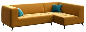 Меденожълт ъглов диван , десен ъгъл Toro - MESONICA