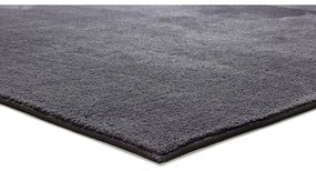 Тъмносив килим от микрофибър 80x150 cm Coraline Liso – Universal
