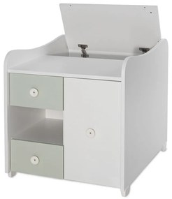 LORELLI Classic Трансформиращо се легло-люлка 190/72 см. MINI MAX БЯЛО/MILKY GREEN
