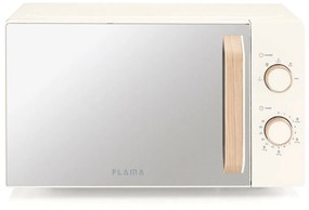 микровълновата фурна Flama 1831FL Сметана 700 W 20 L