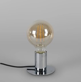 Модерна настолна лампа хром - Facil