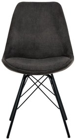 Тъмно сив трапезен стол Eris - Actona