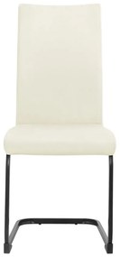 Кремави кадифени трапезни столове в комплект от 2 бр. Sia – Støraa