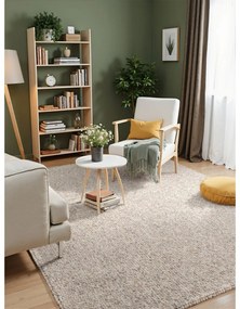 Сиво-кремав килим подходящ за пране 160x230 cm Rocco Dark Cream – Elle Decoration