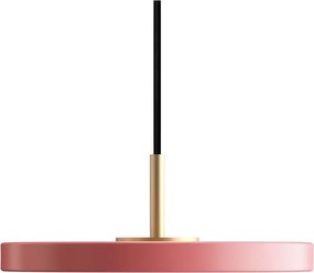 Розово LED висящо осветително тяло с метален абажур ø 15 cm Asteria Micro – UMAGE