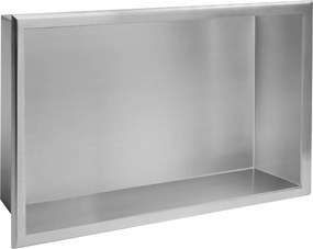Вграден рафт за баня 30x45 steel brush