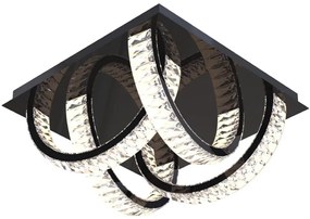 Zuma Line MX3274-4-3BCT - LED таванно осветително тяло TULA LED/23,5W/230V черно