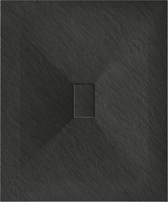 Mexen Hugo правоъгълен душ корито SMC 110 x 100 cm, черен - 42701011
