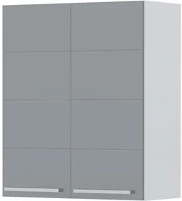 Висящ шкаф Hudson V7-60-2K-White - Gray