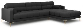 Тъмносив ъглов диван (десен ъгъл) Bali – Cosmopolitan Design