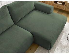 Тъмнозелен ъглов диван Aden – Bobochic Paris