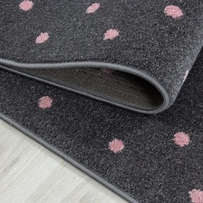 Розово-сив детски килим ø 160 cm Bambi – Ayyildiz Carpets