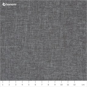 Светлосиво единично легло 120x200 cm тапицирано без ламелно дъно Lena – Meise Möbel