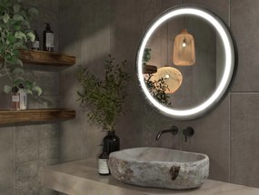 LED огледало в рамка за баня C4