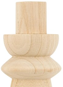 Свещник atmosphera Uma, Дърво, 24 cm, 2 бр