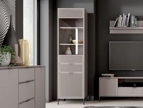 шкаф-витрина с една стъклена врата и чекмедже LINKaSTYLE LS-5